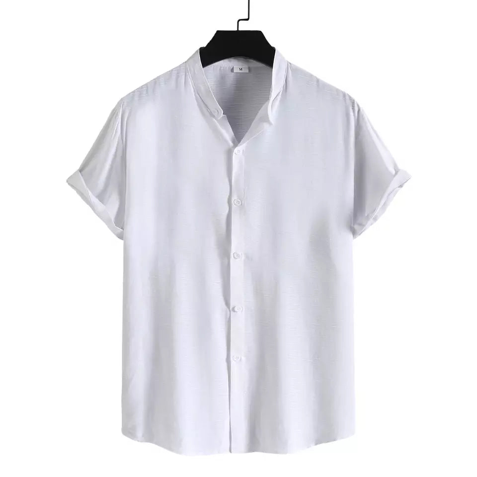 Short sleeve button-up shirt