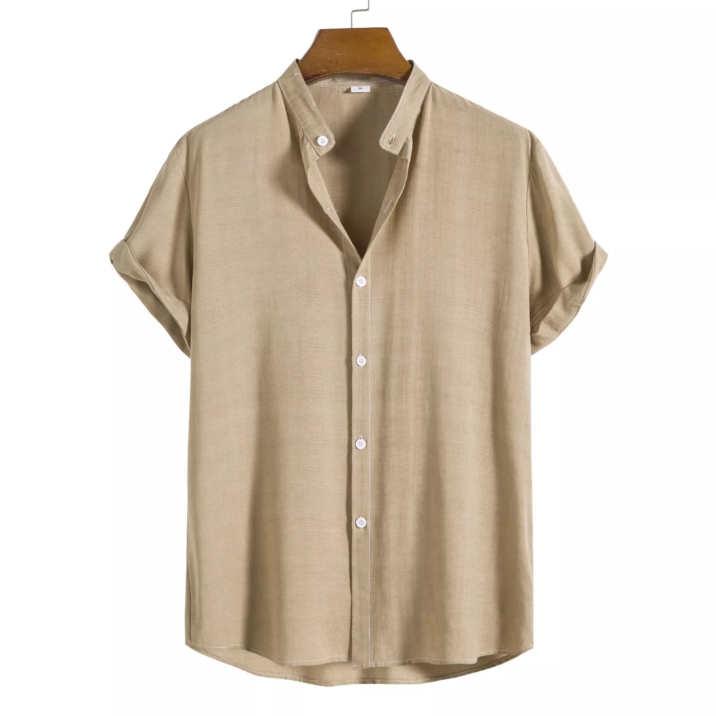 Short sleeve button-up shirt