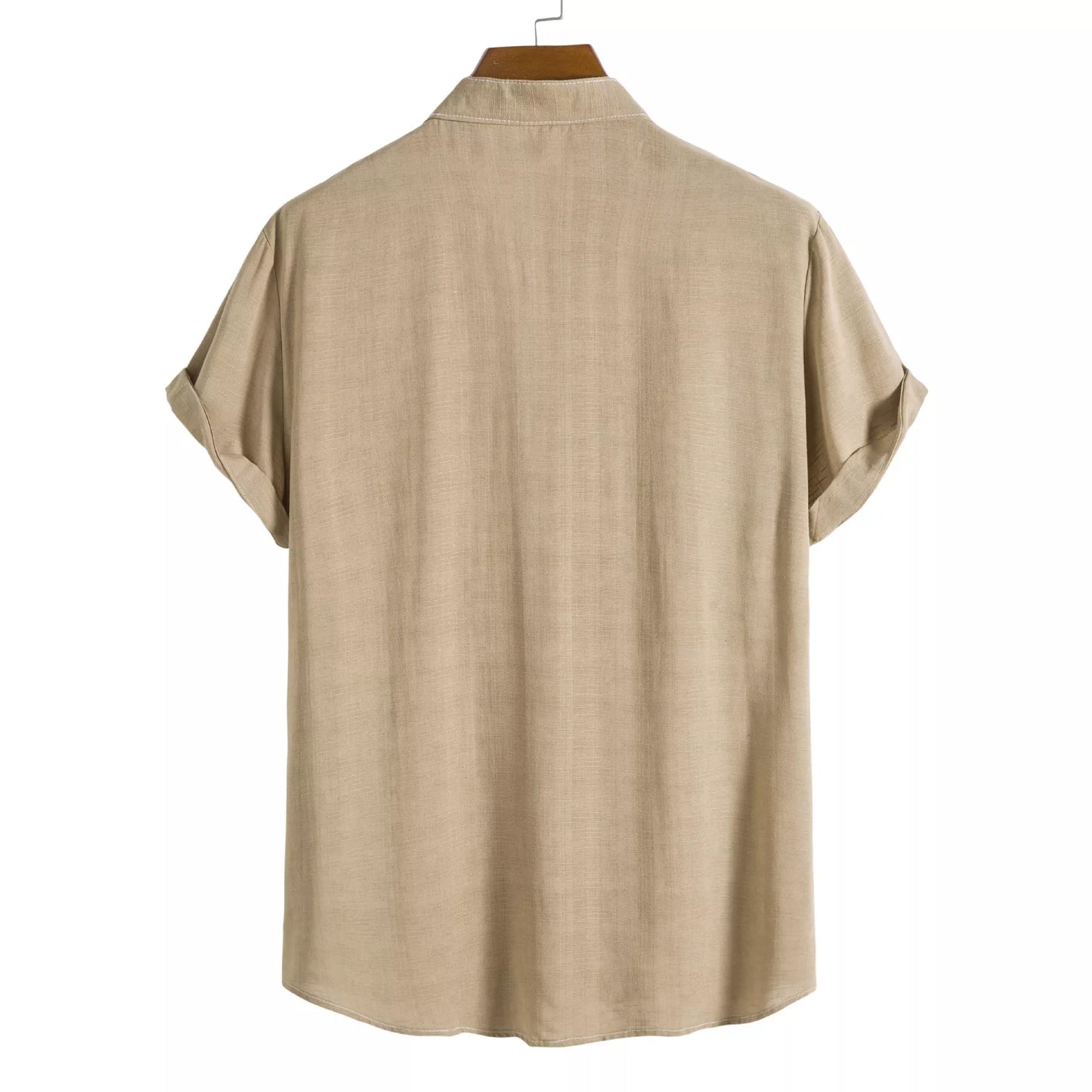 Short sleeve button-up shirt